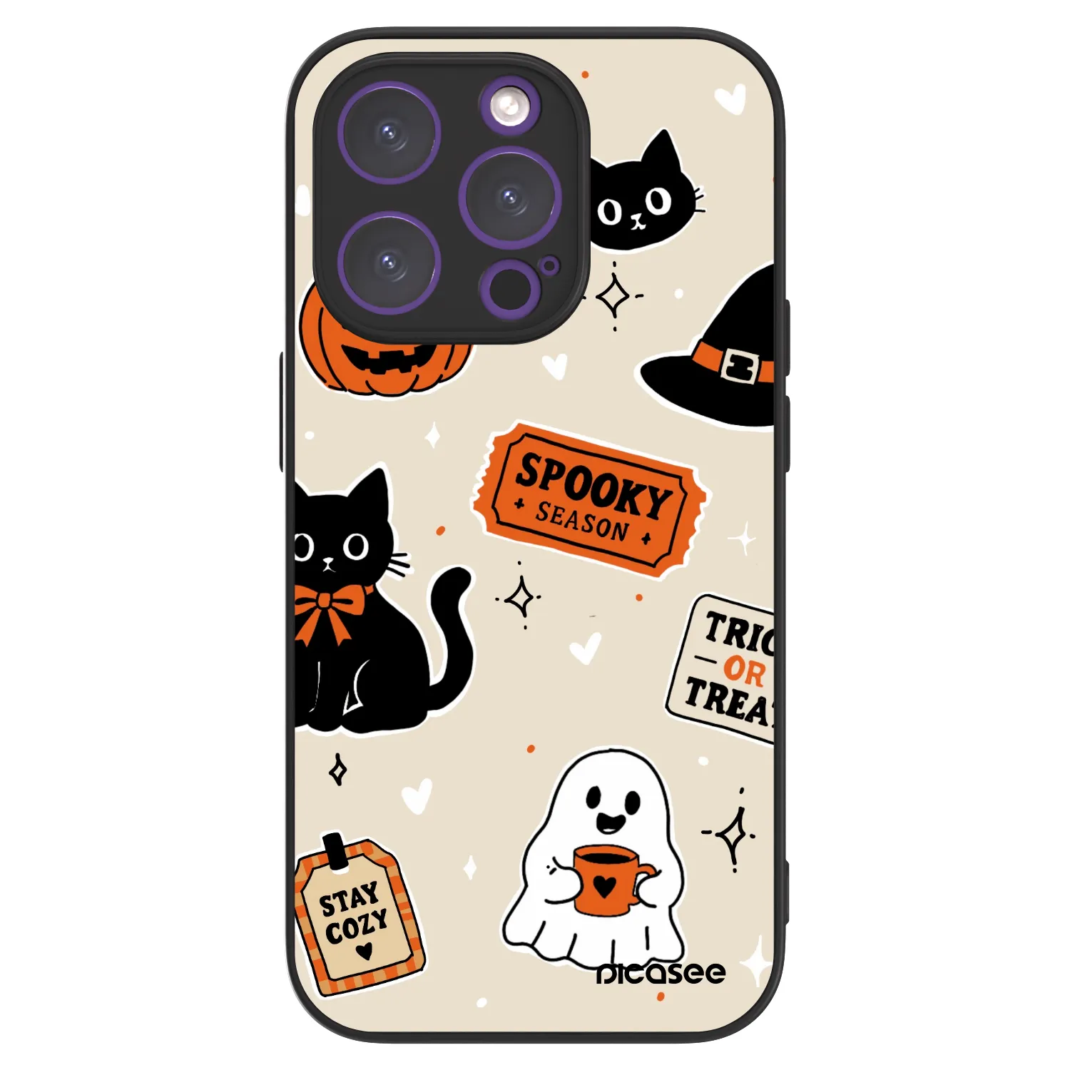 Picasee ULTIMATE CASE za Apple iPhone 14 Pro - Halloween stickers