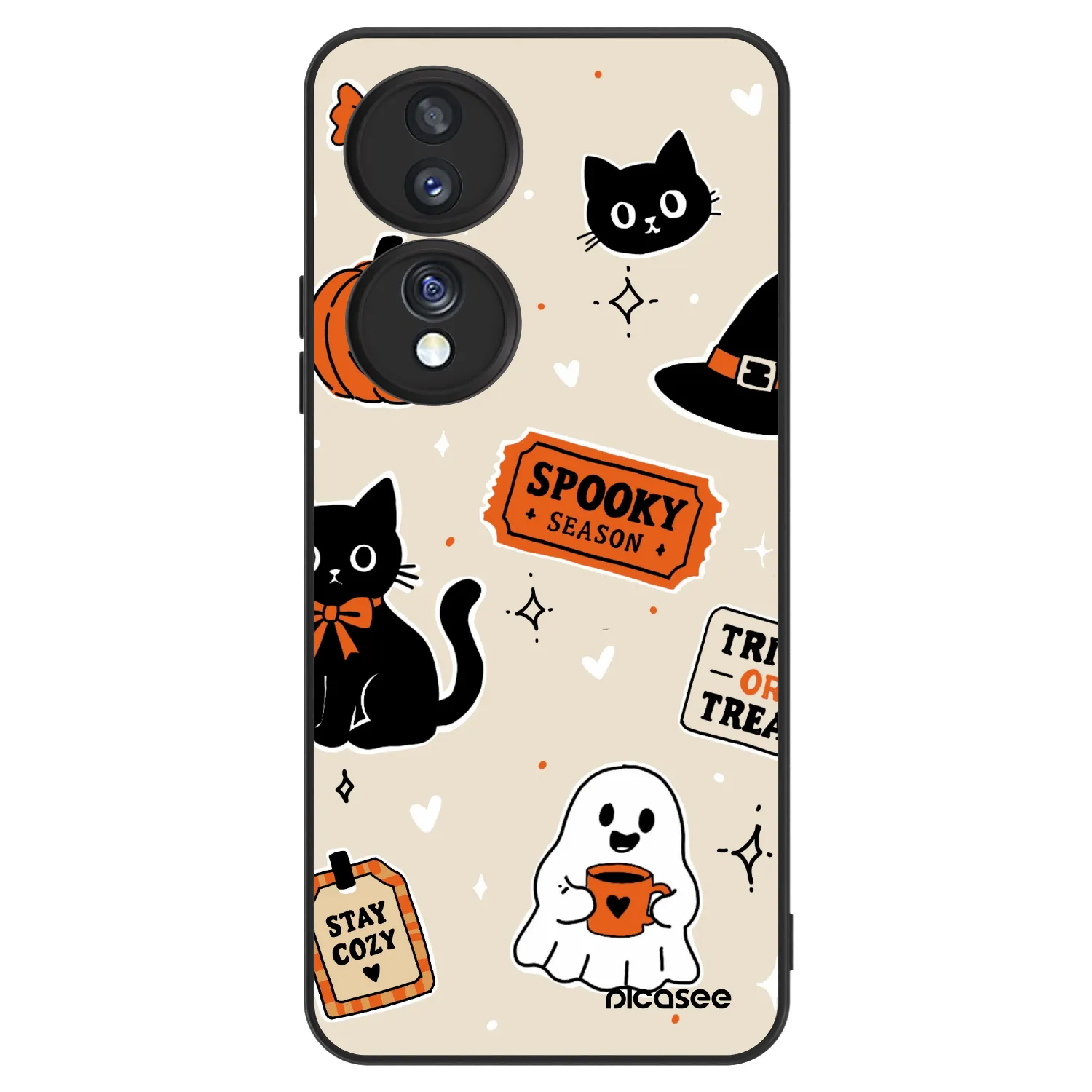 Picasee ULTIMATE CASE za Honor 70 - Halloween stickers