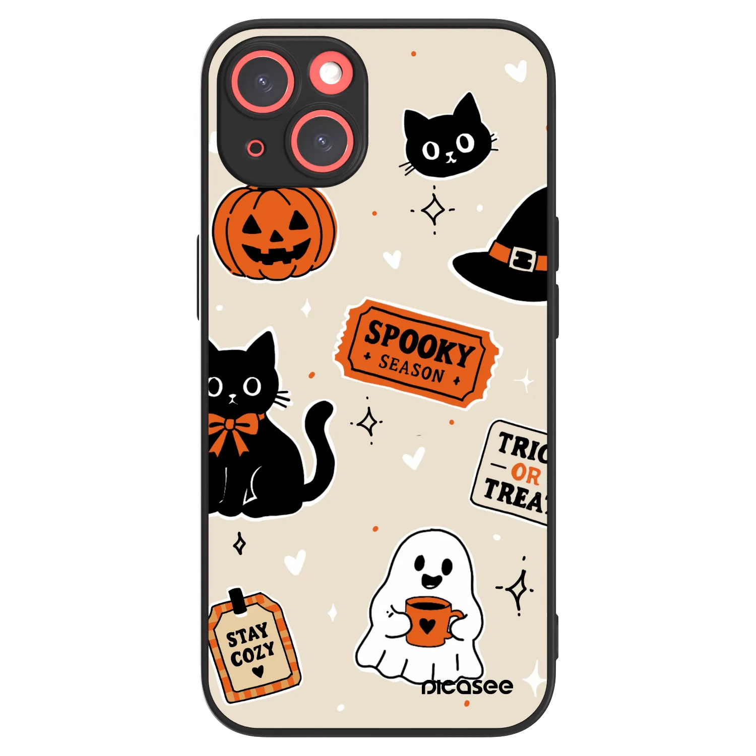 Picasee ULTIMATE CASE MagSafe za Apple iPhone 13 - Halloween stickers