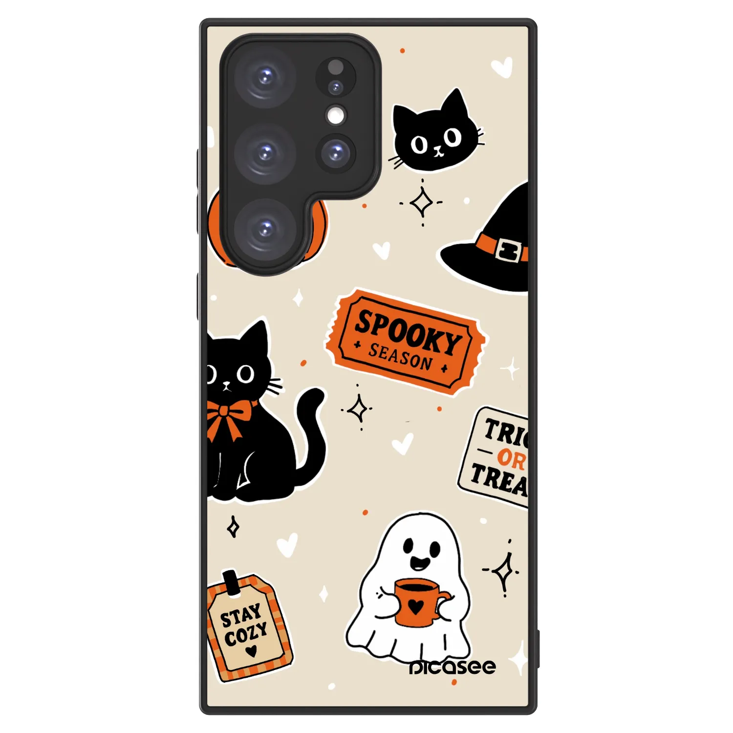 Picasee ULTIMATE CASE za Samsung Galaxy S23 Ultra 5G - Halloween stickers
