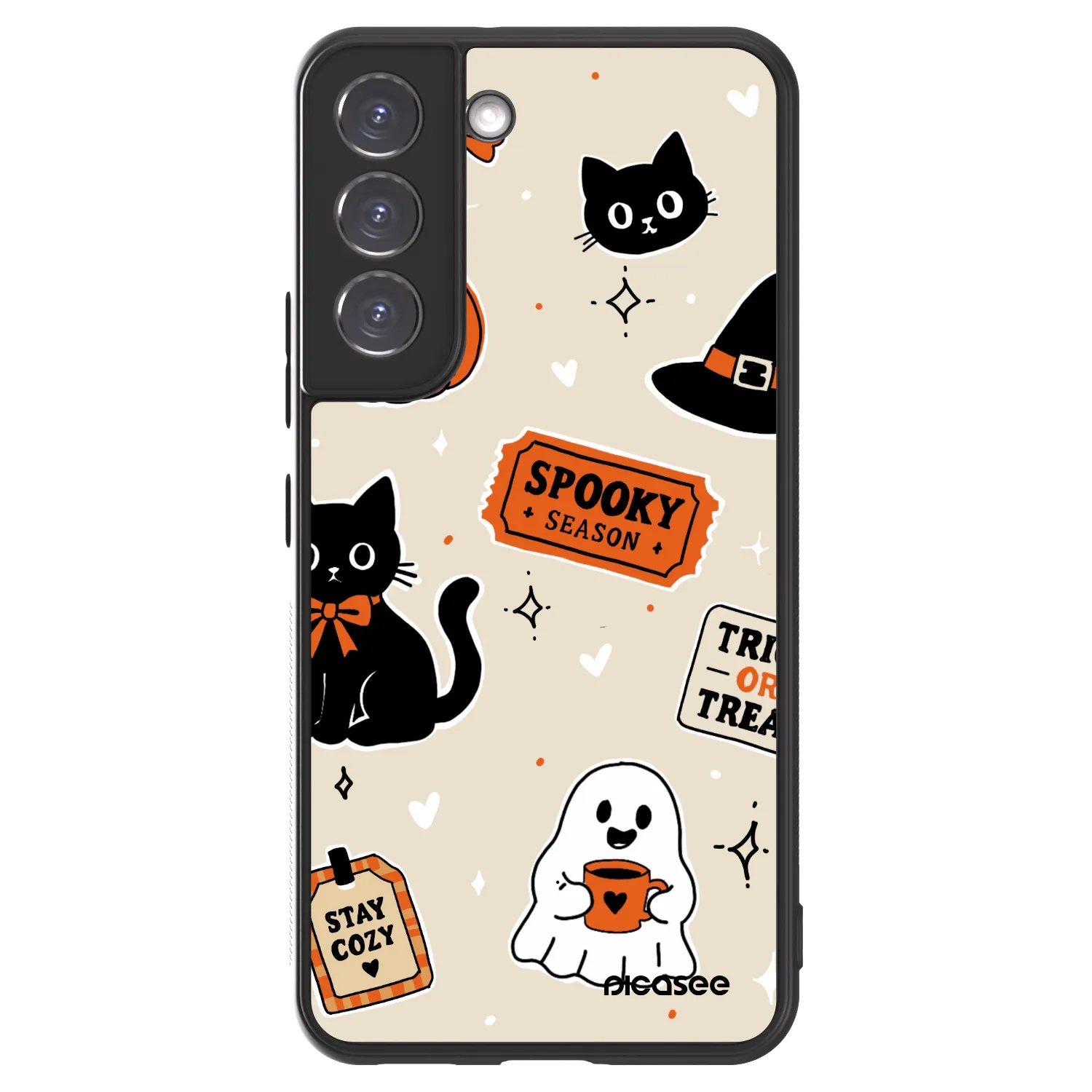 Picasee ULTIMATE CASE PowerShare za Samsung Galaxy S22 5G - Halloween stickers