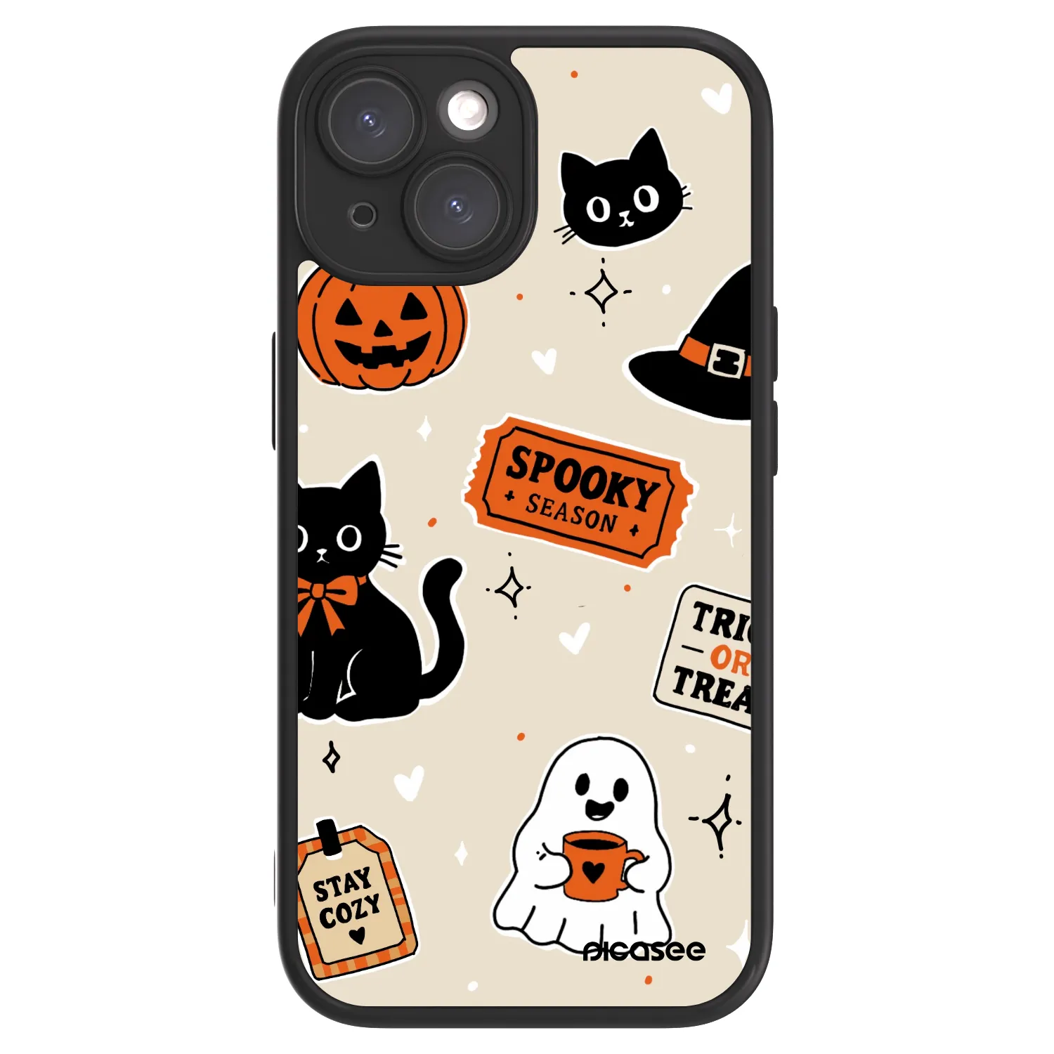 Picasee ULTIMATE CASE za Apple iPhone 15 - Halloween stickers