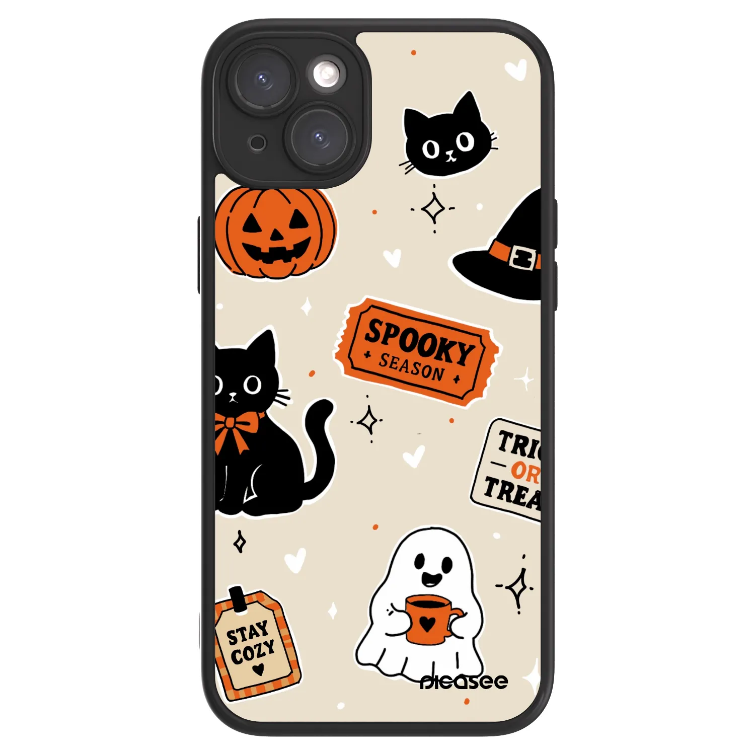 Picasee ULTIMATE CASE za Apple iPhone 15 Plus - Halloween stickers