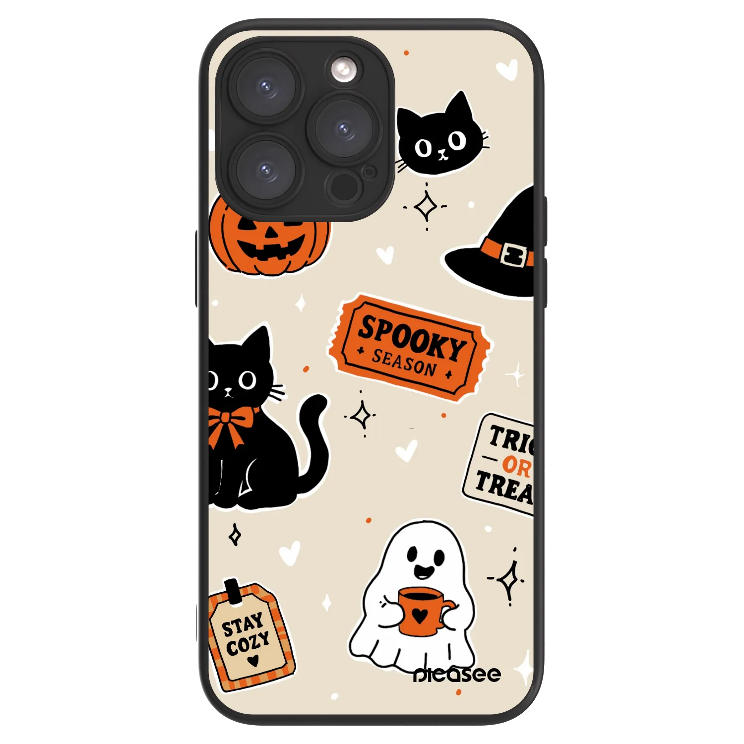 Picasee ULTIMATE CASE MagSafe za Apple iPhone 15 Pro Max - Halloween stickers
