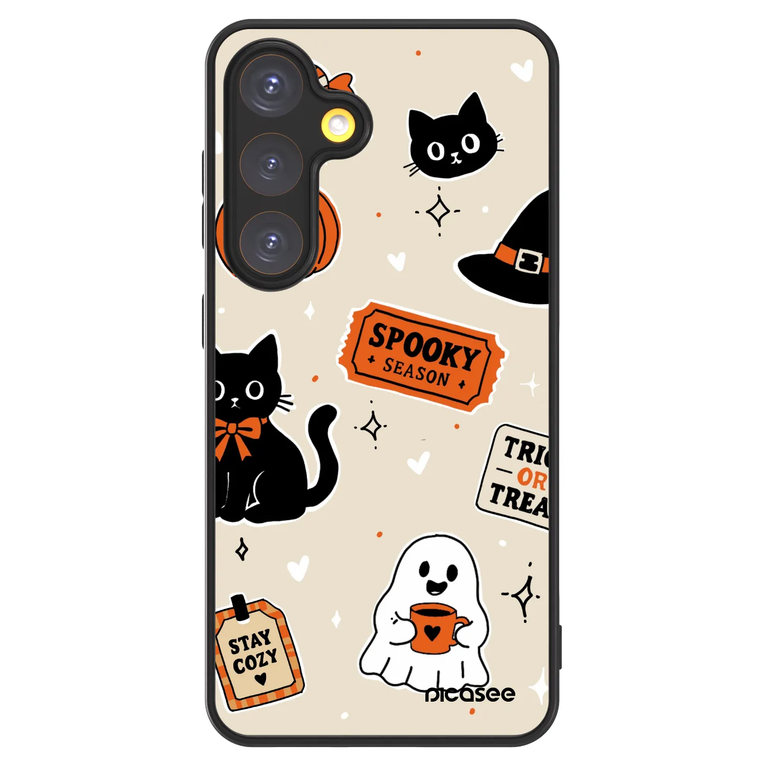 Picasee ULTIMATE CASE za Samsung Galaxy S24 S921B 5G - Halloween stickers