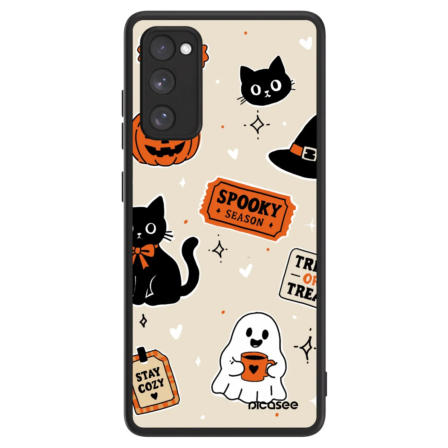 Picasee ULTIMATE CASE PowerShare za Samsung Galaxy S20 FE - Halloween stickers