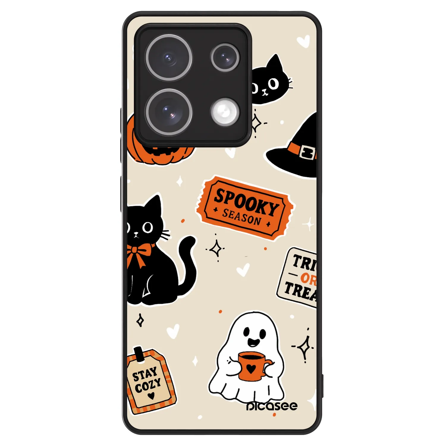Picasee ULTIMATE CASE za Xiaomi Redmi Note 13 Pro 5G - Halloween stickers