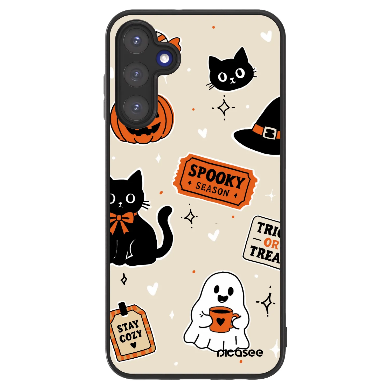 Picasee ULTIMATE CASE za Samsung Galaxy A15 A155F 4G - Halloween stickers
