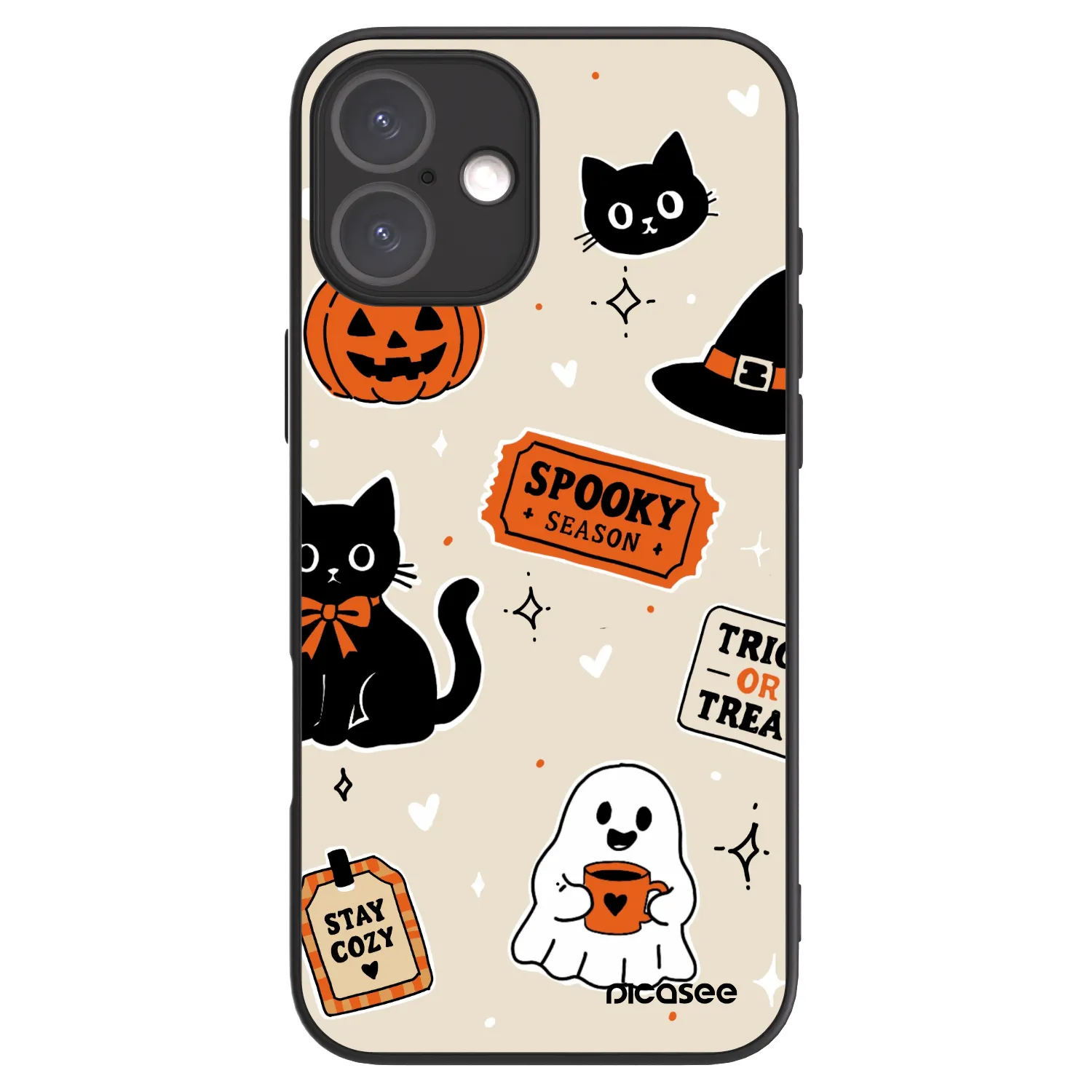 Picasee ULTIMATE CASE MagSafe za Apple iPhone 16 Plus - Halloween stickers