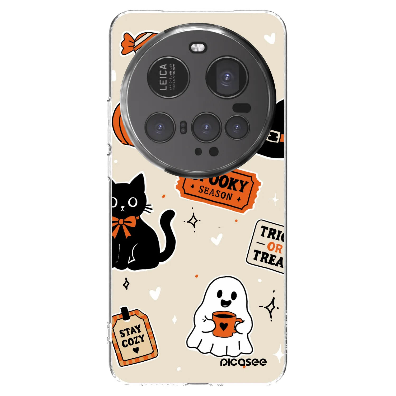 Picasee silikonski prozorni ovitek za Xiaomi 15 Ultra - Halloween stickers