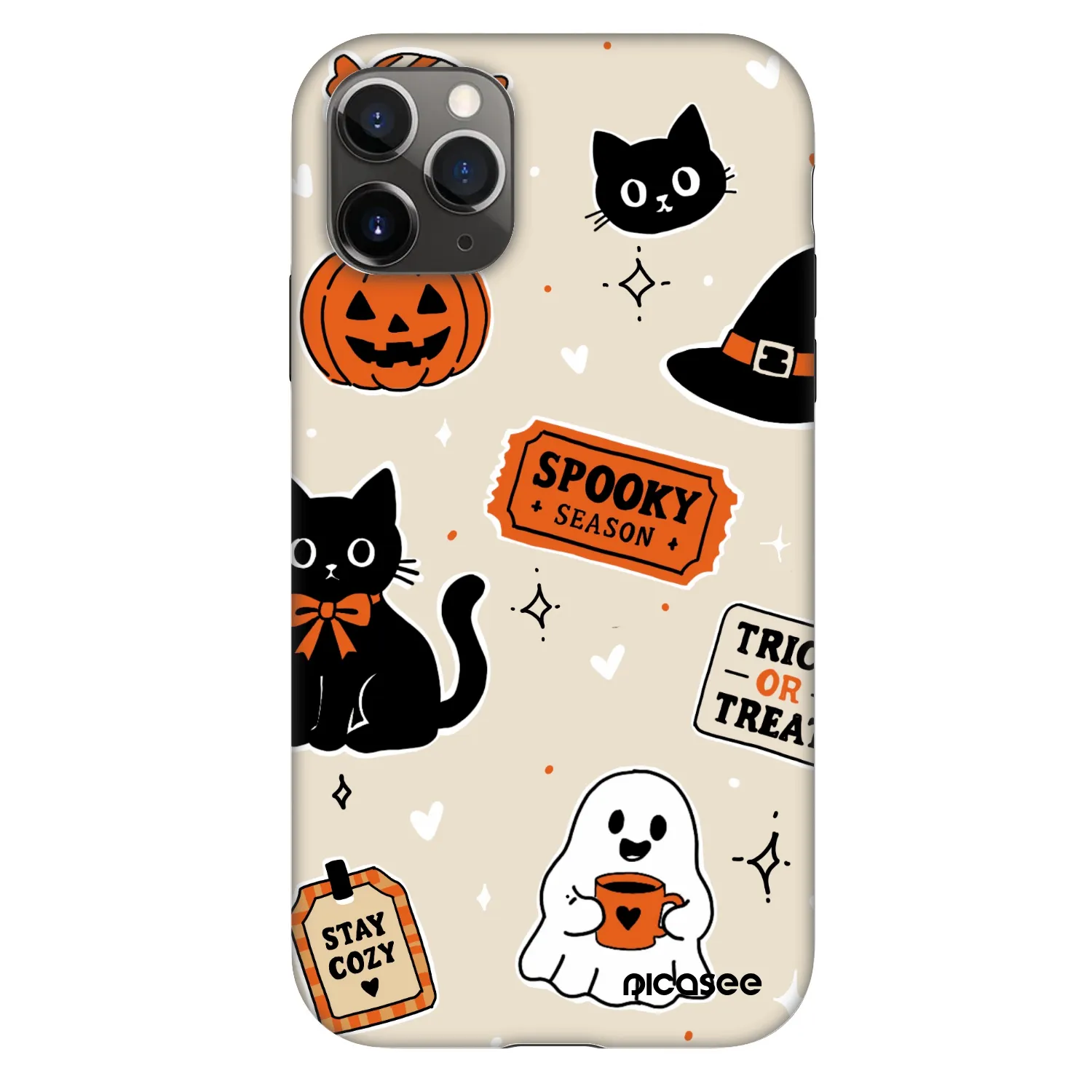Picasee Fashion Case za Apple iPhone 11 Pro - Halloween stickers
