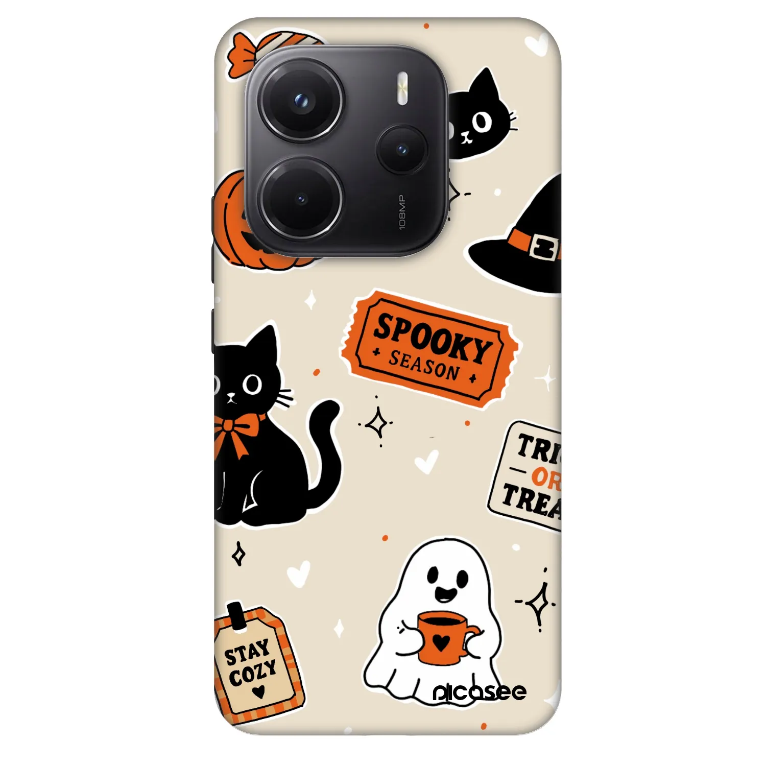 Picasee Fashion Case za Xiaomi Redmi Note 14 5G - Halloween stickers