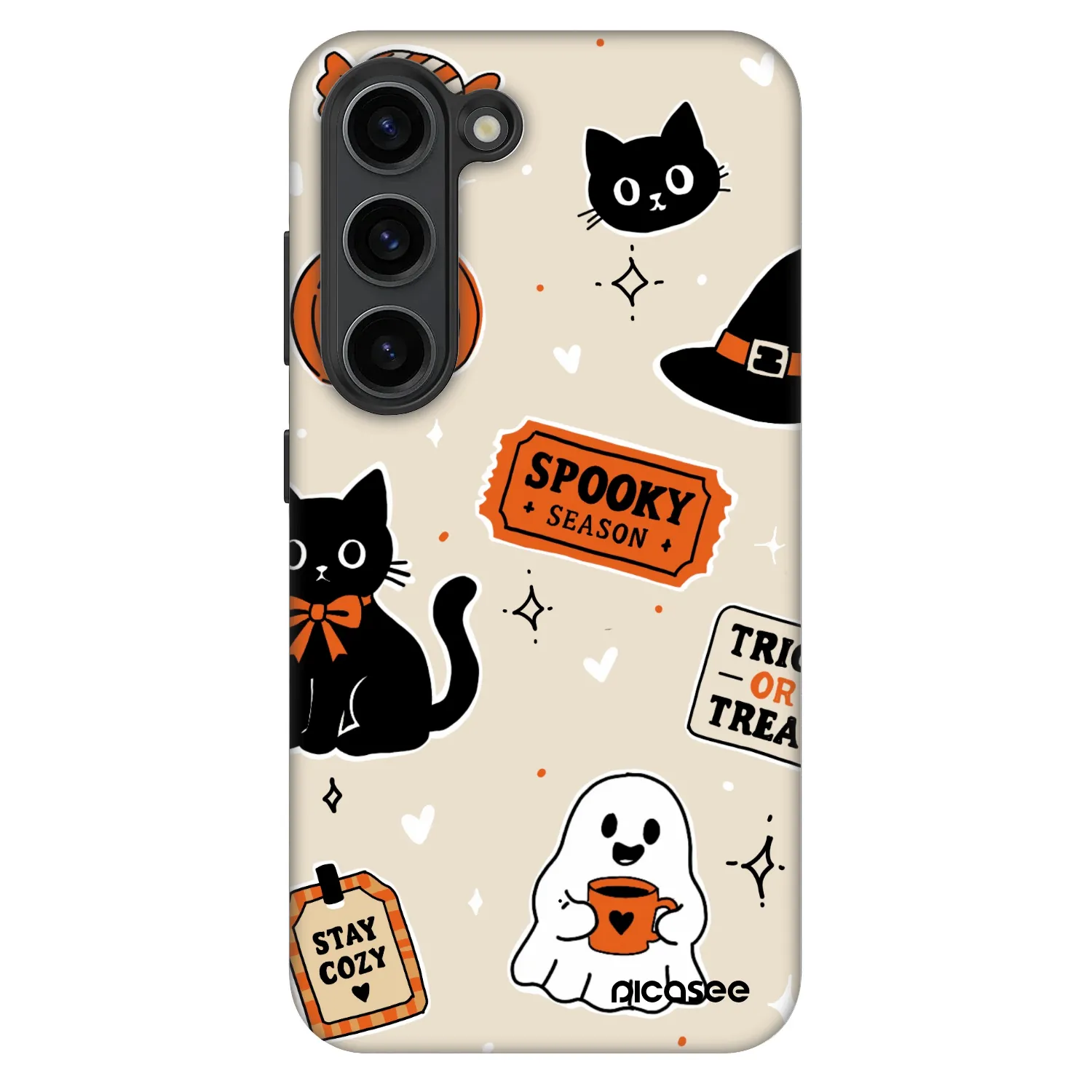 Picasee Fashion Case za Samsung Galaxy S23+ 5G - Halloween stickers