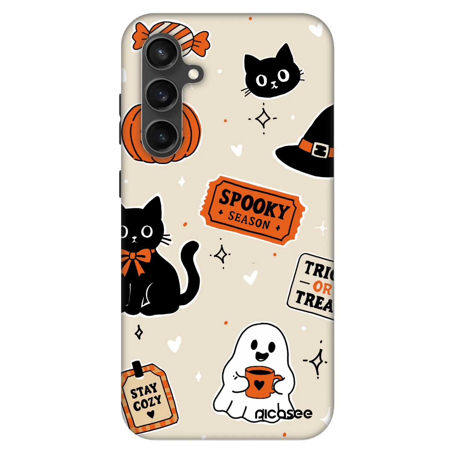 Picasee Fashion Case za Samsung Galaxy S23 FE S711B - Halloween stickers