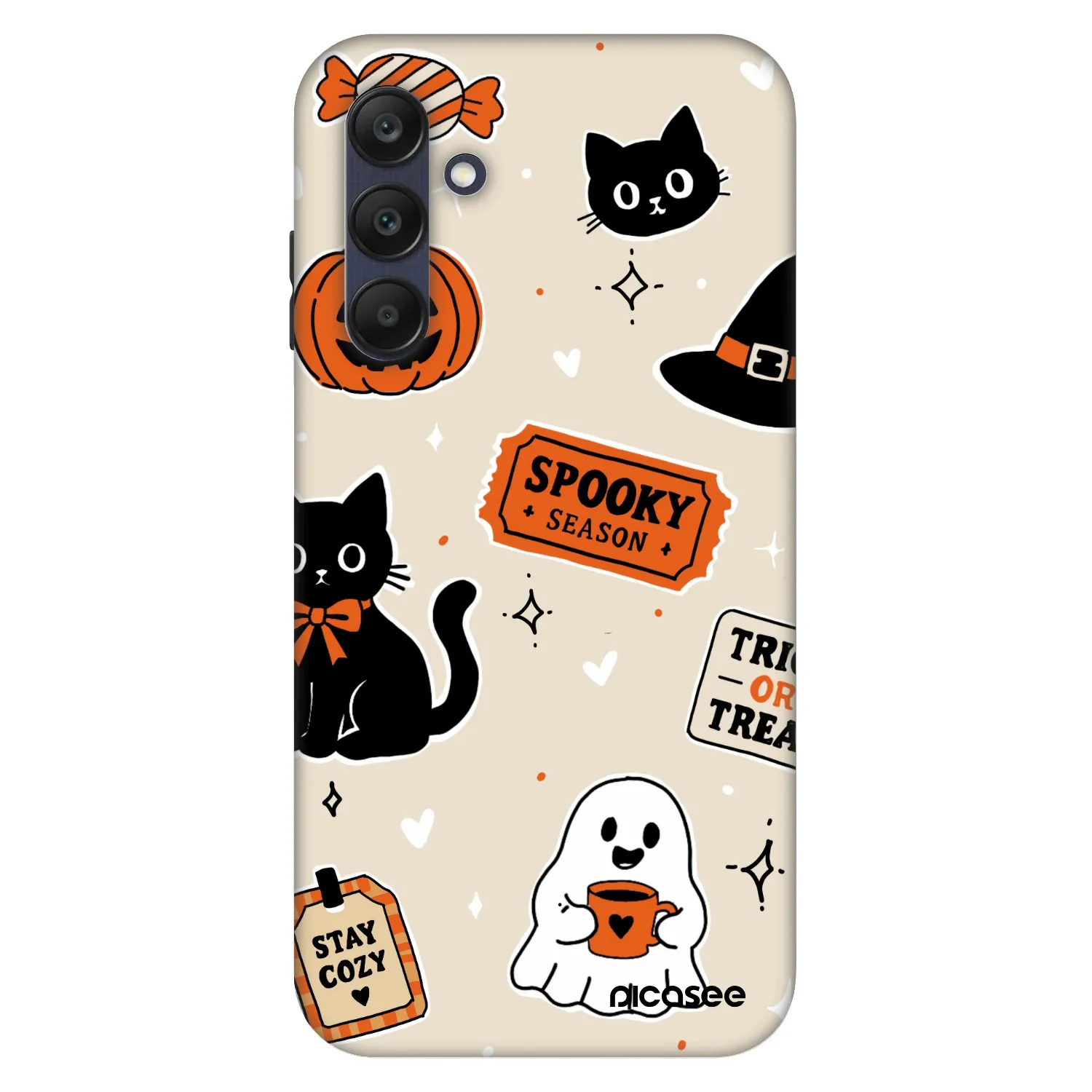 Picasee Fashion Case za Samsung Galaxy A25 A256B 5G - Halloween stickers