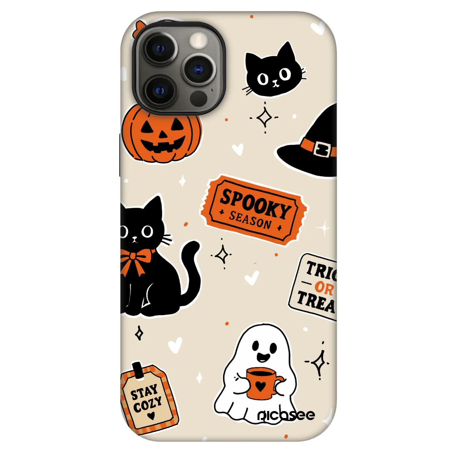 Picasee Fashion Case MagSafe za Apple iPhone 12 Pro - Halloween stickers
