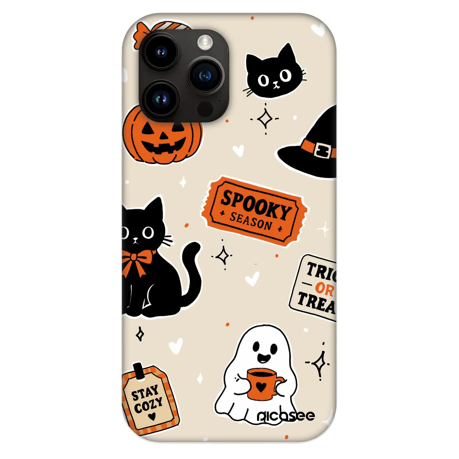 Picasee Fashion Case MagSafe za Apple iPhone 13 Pro Max - Halloween stickers
