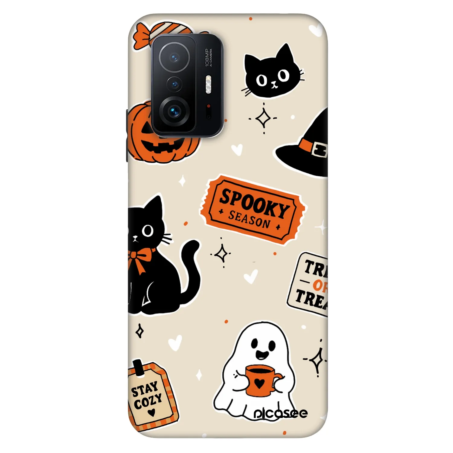 Picasee Fashion Case za Xiaomi 11T - Halloween stickers