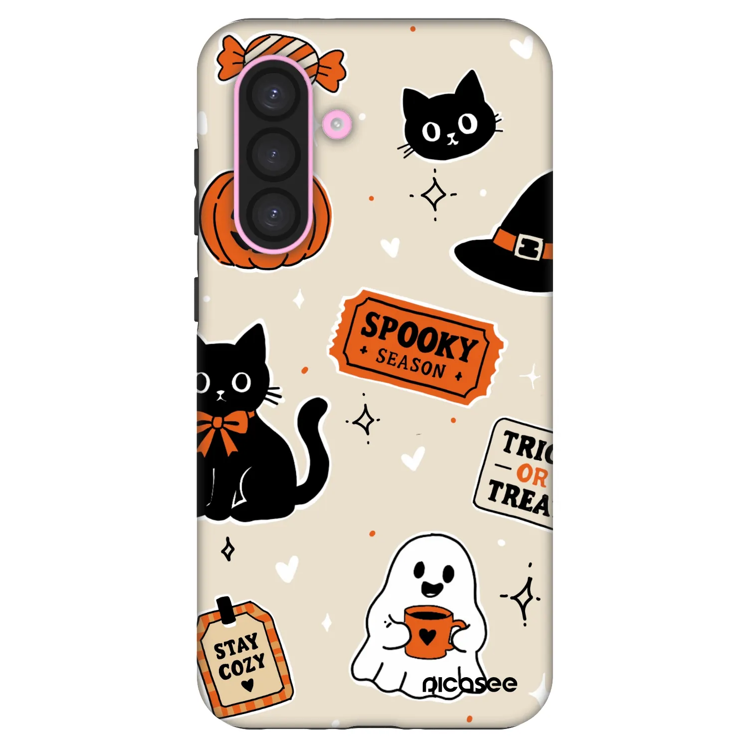 Picasee Fashion Case za Samsung Galaxy A56 5G A566B - Halloween stickers