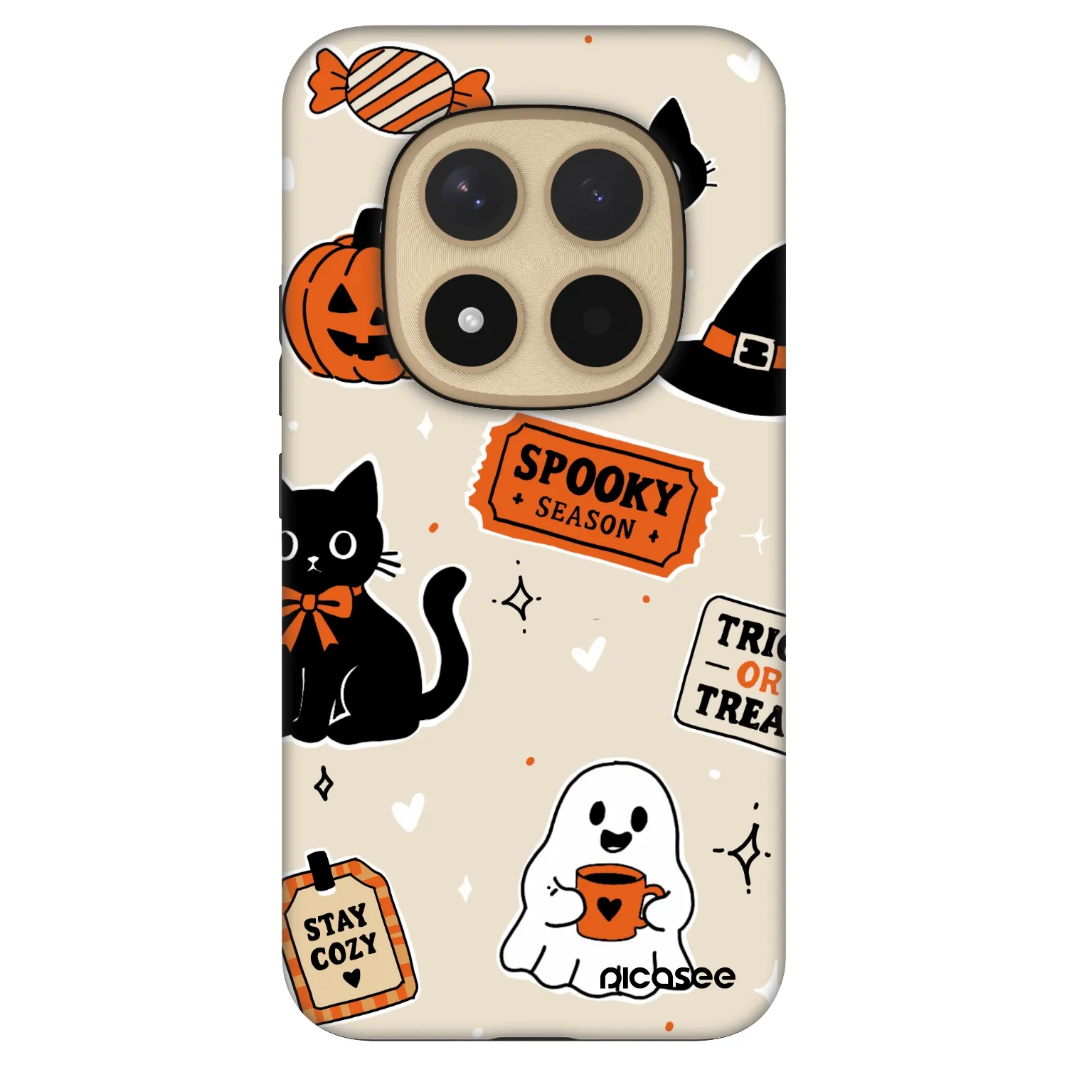 Picasee Fashion Case za Xiaomi Redmi Note 15 Pro+ - Halloween stickers