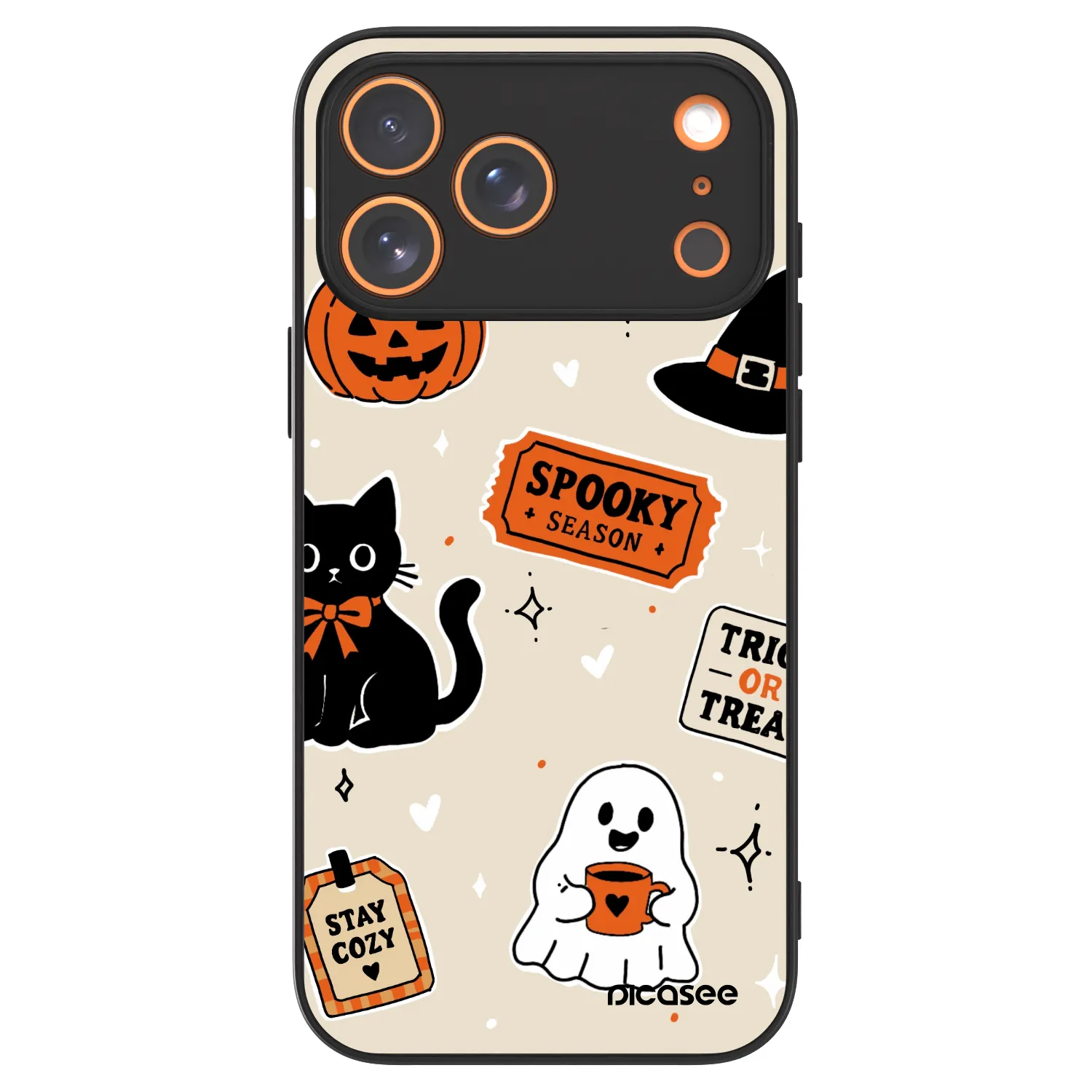 Picasee ULTIMATE CASE MagSafe za Apple iPhone 18 Pro Max - Halloween stickers