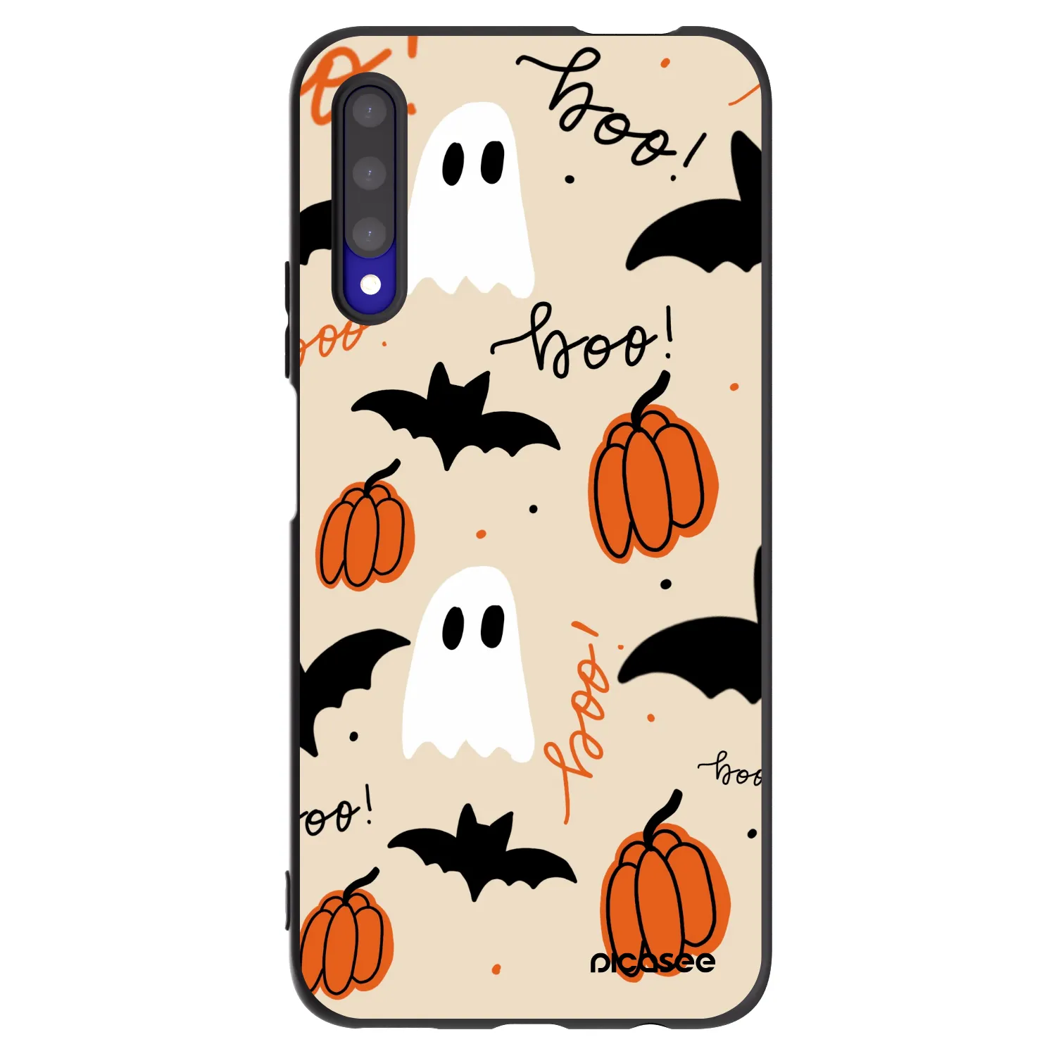 Picasee silikonski črni ovitek za Honor 9X Pro - Halloween 26
