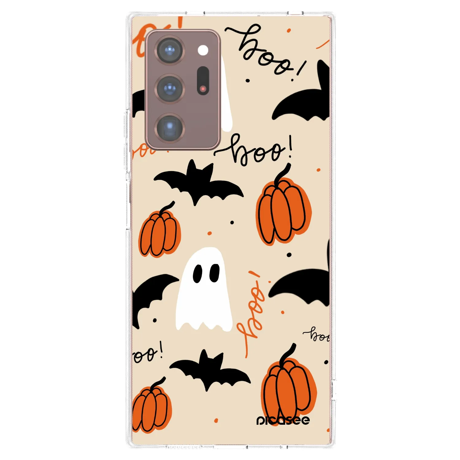 Picasee silikonski prozorni ovitek za Samsung Galaxy Note 20 Ultra - Halloween 26