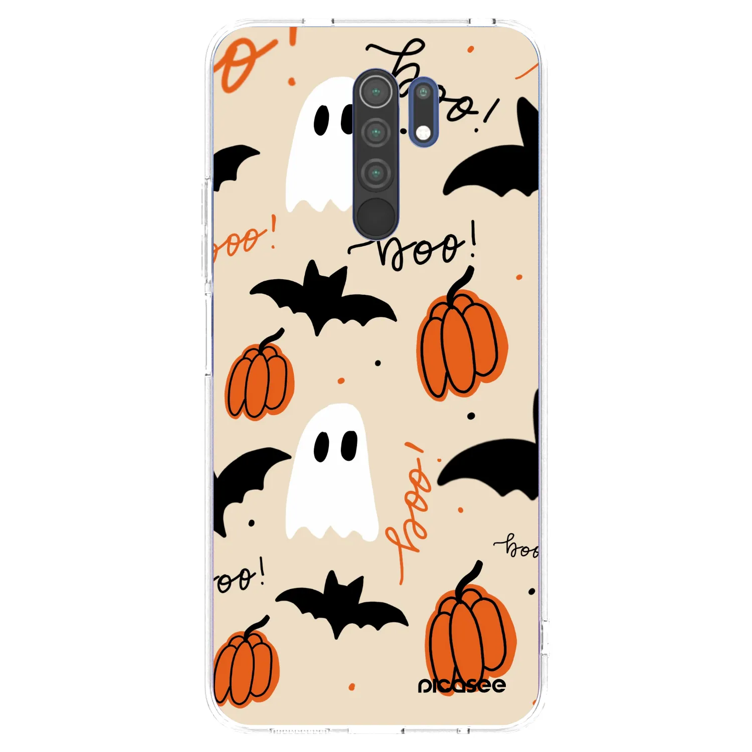 Picasee silikonski prozorni ovitek za Xiaomi Redmi 9 - Halloween 26