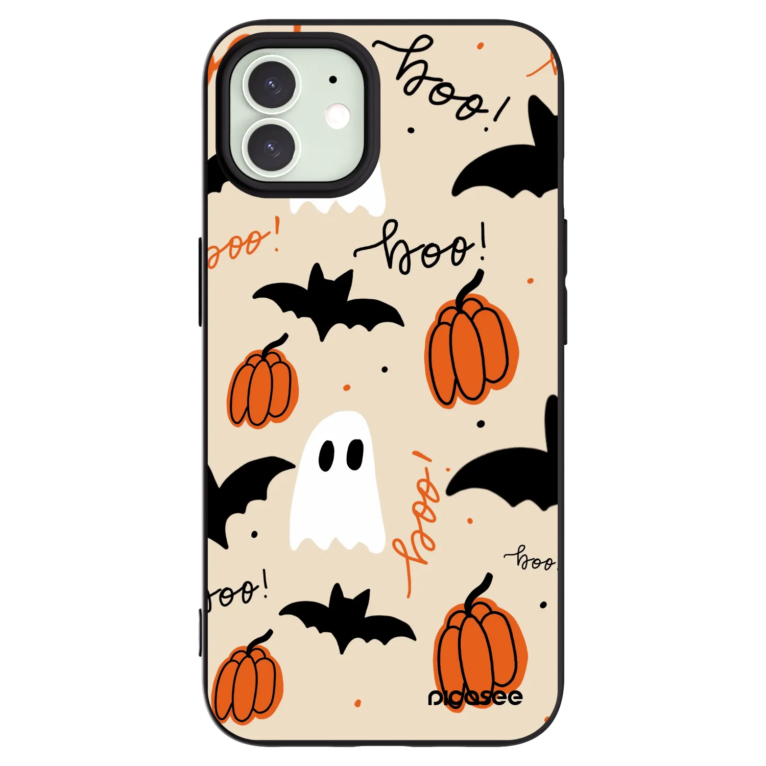 Picasee silikonski črni ovitek za Apple iPhone 12 - Halloween 26