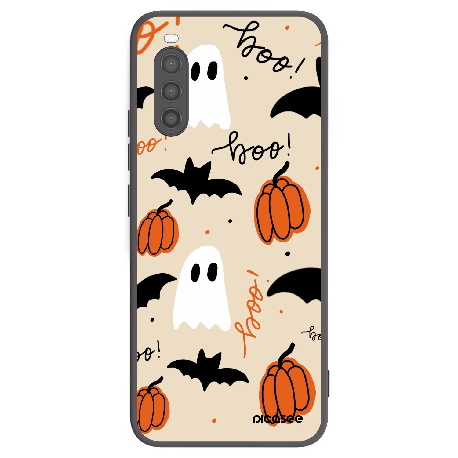 Picasee silikonski črni ovitek za Sony Xperia 10 II - Halloween 26