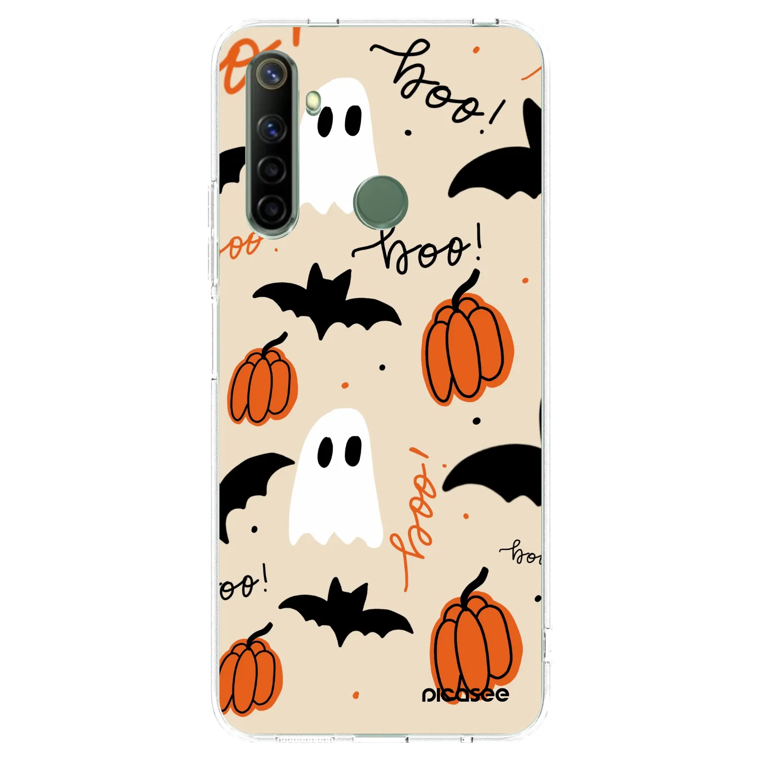 Picasee silikonski prozorni ovitek za Realme 6i - Halloween 26