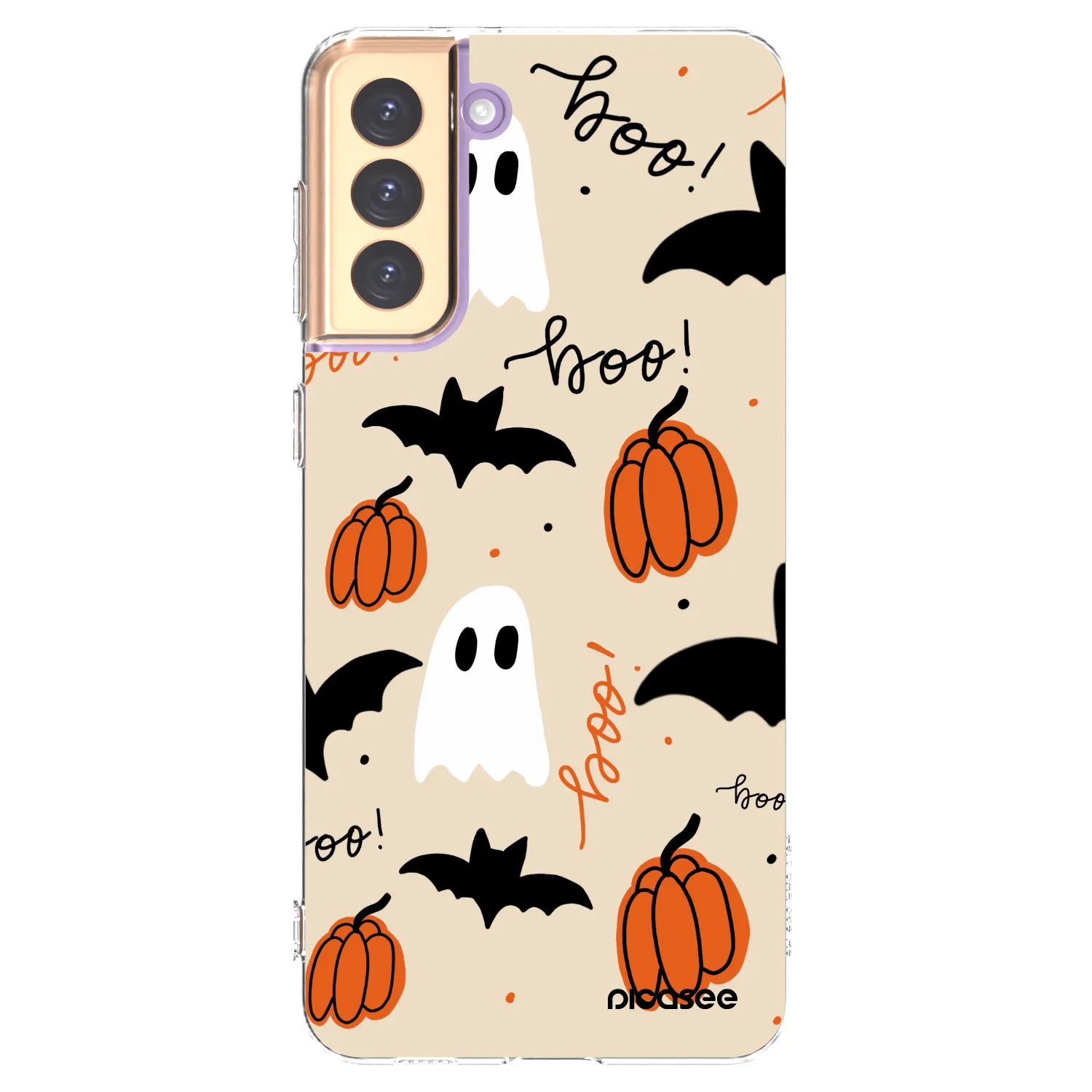Picasee silikonski prozorni ovitek za Samsung Galaxy S21+ 5G G996F - Halloween 26