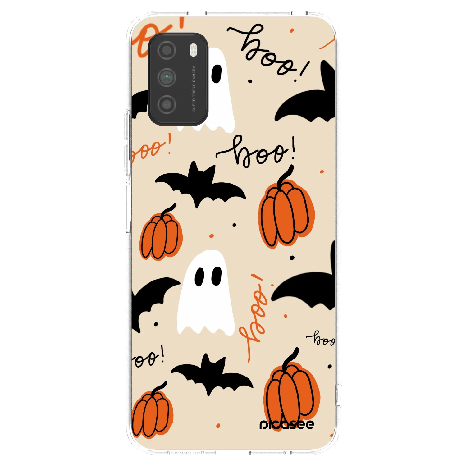Picasee silikonski prozorni ovitek za Xiaomi Poco M3 - Halloween 26