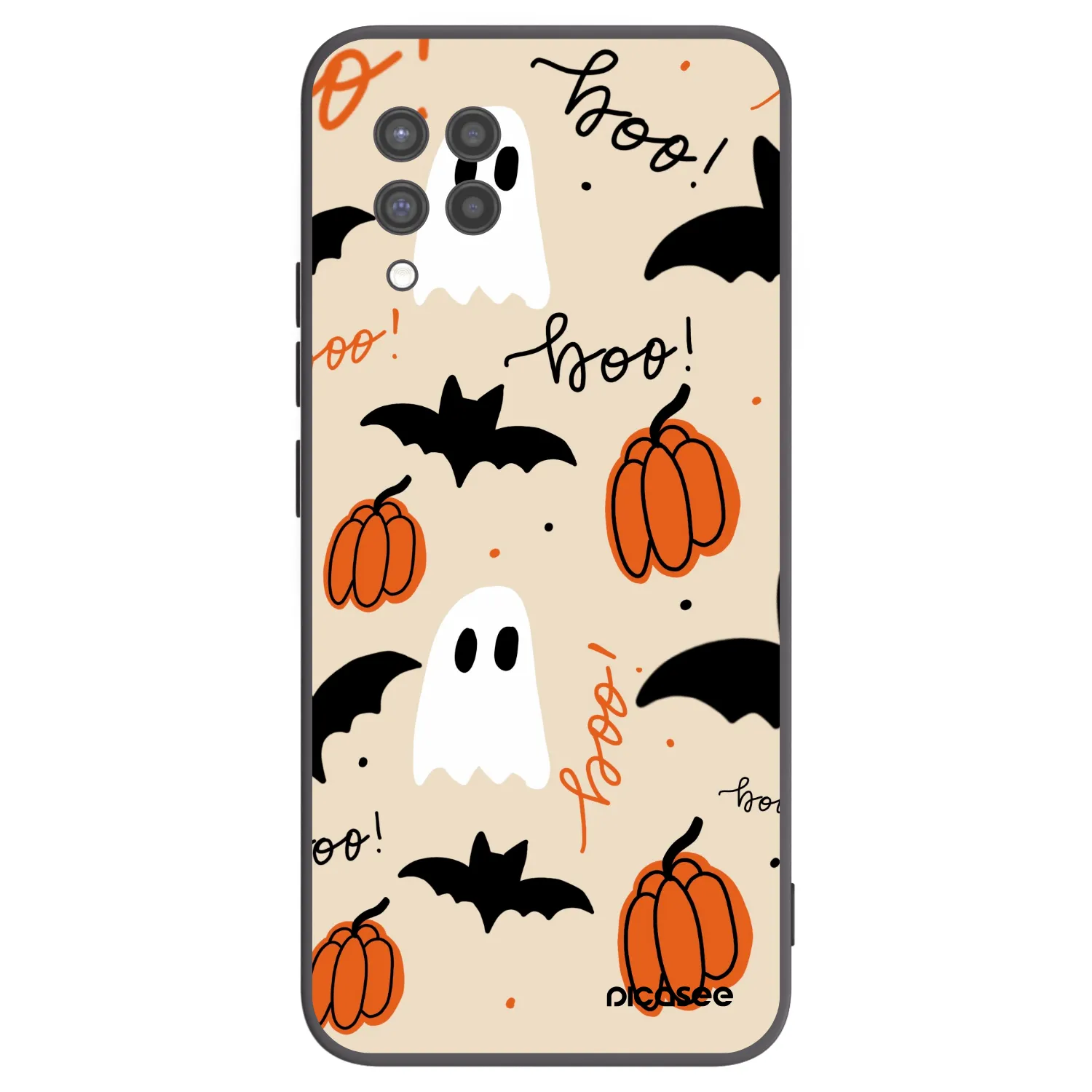 Picasee silikonski črni ovitek za Samsung Galaxy A42 A426B - Halloween 26