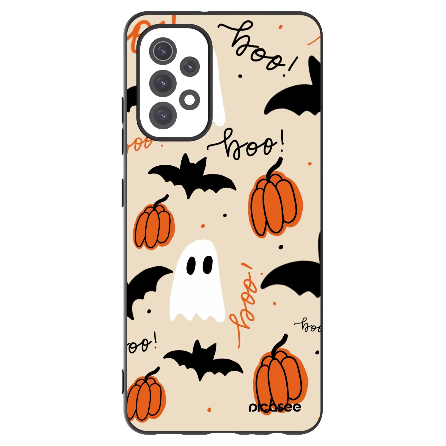 Picasee silikonski črni ovitek za Samsung Galaxy A32 5G A326B - Halloween 26