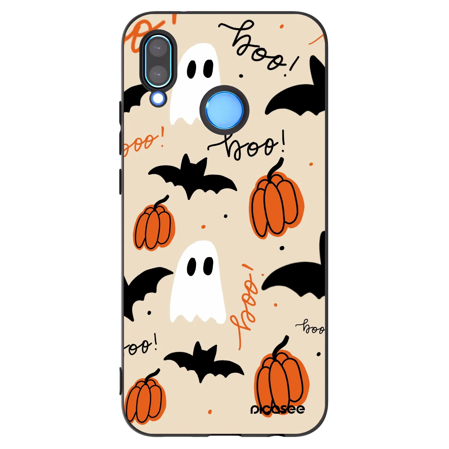 Picasee silikonski črni ovitek za Huawei P20 Lite - Halloween 26