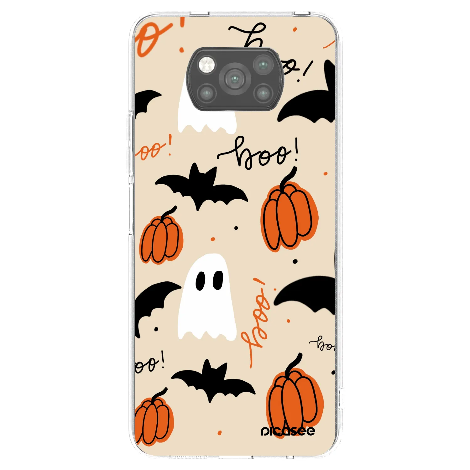 Picasee silikonski črni ovitek za Xiaomi Poco X3 Pro - Halloween 26