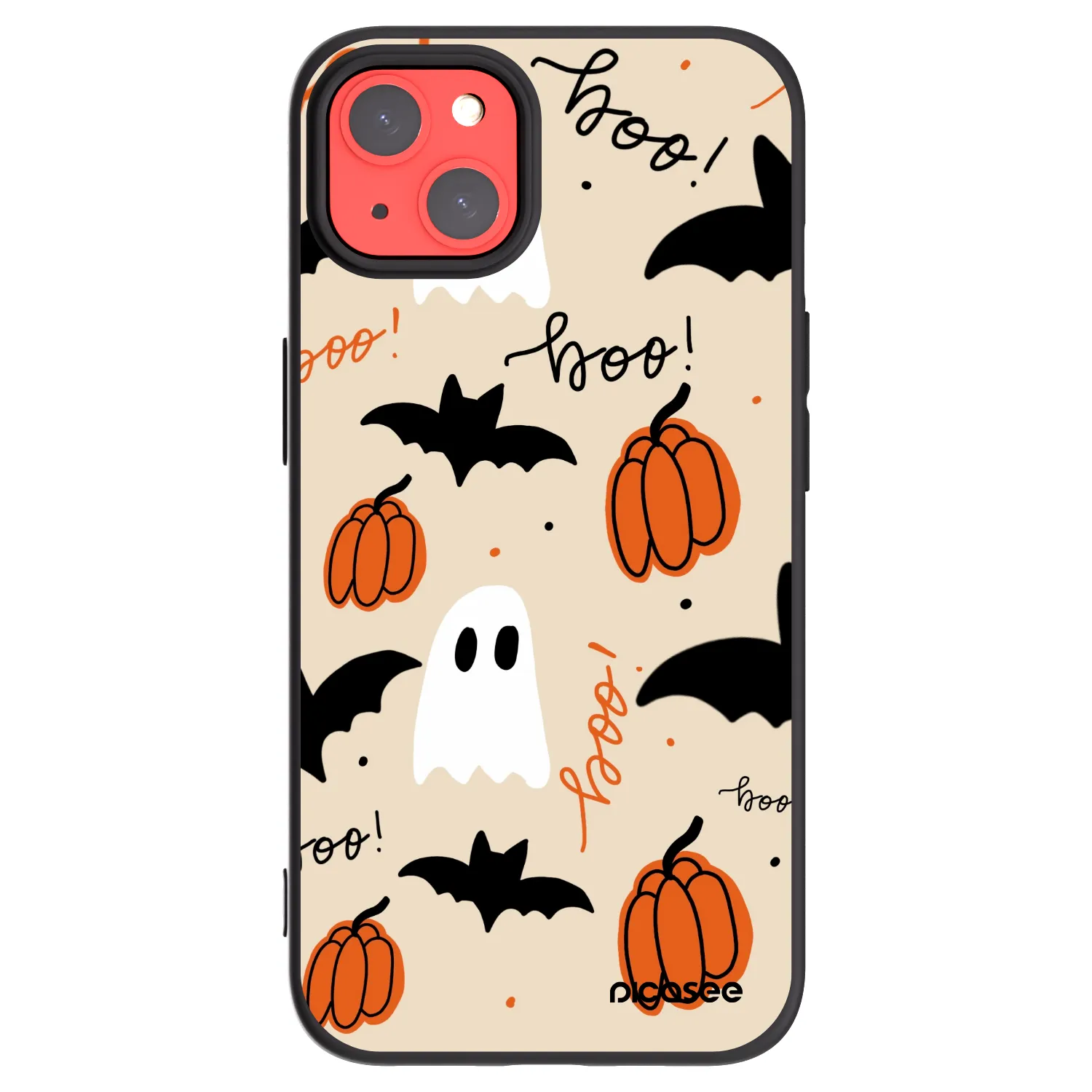 Picasee silikonski črni ovitek za Apple iPhone 13 - Halloween 26