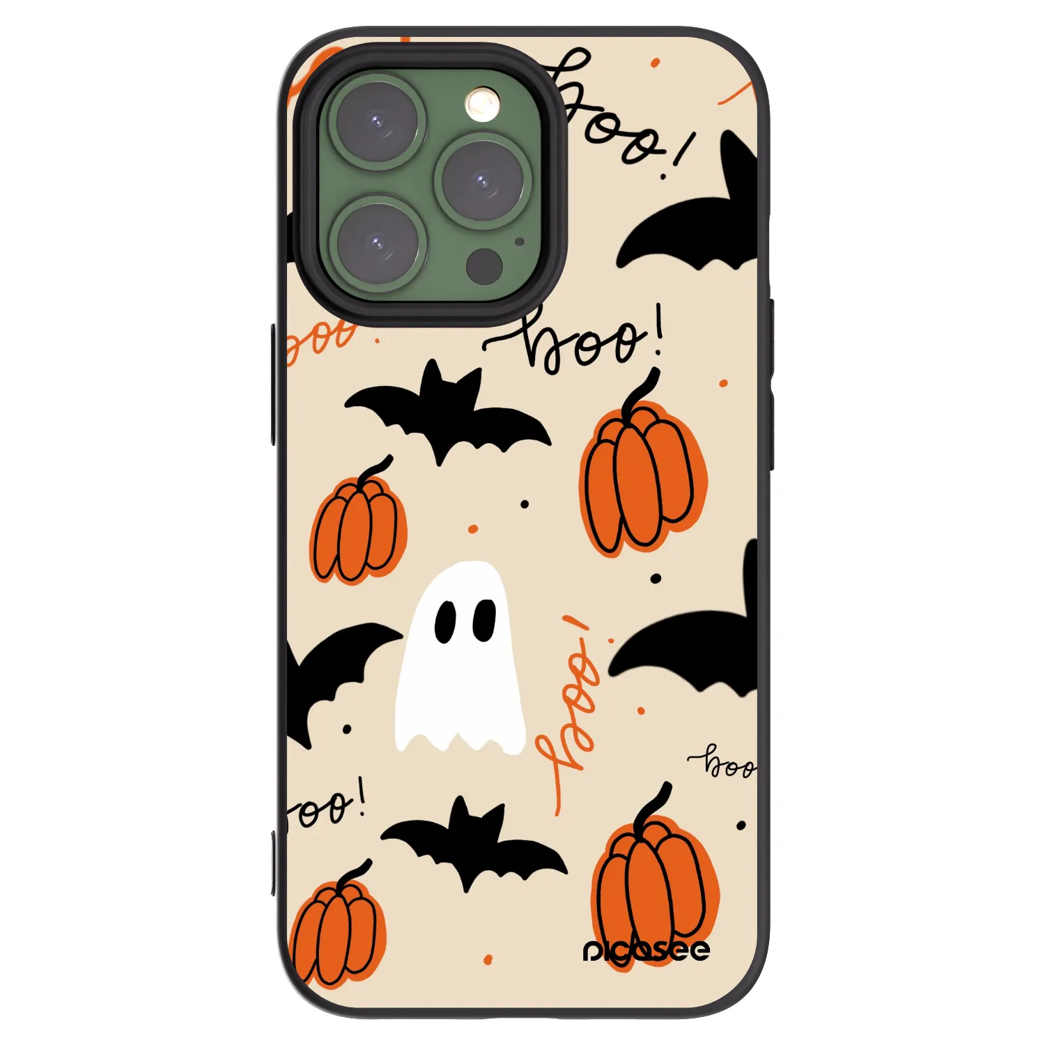 Picasee silikonski črni ovitek za Apple iPhone 13 Pro - Halloween 26