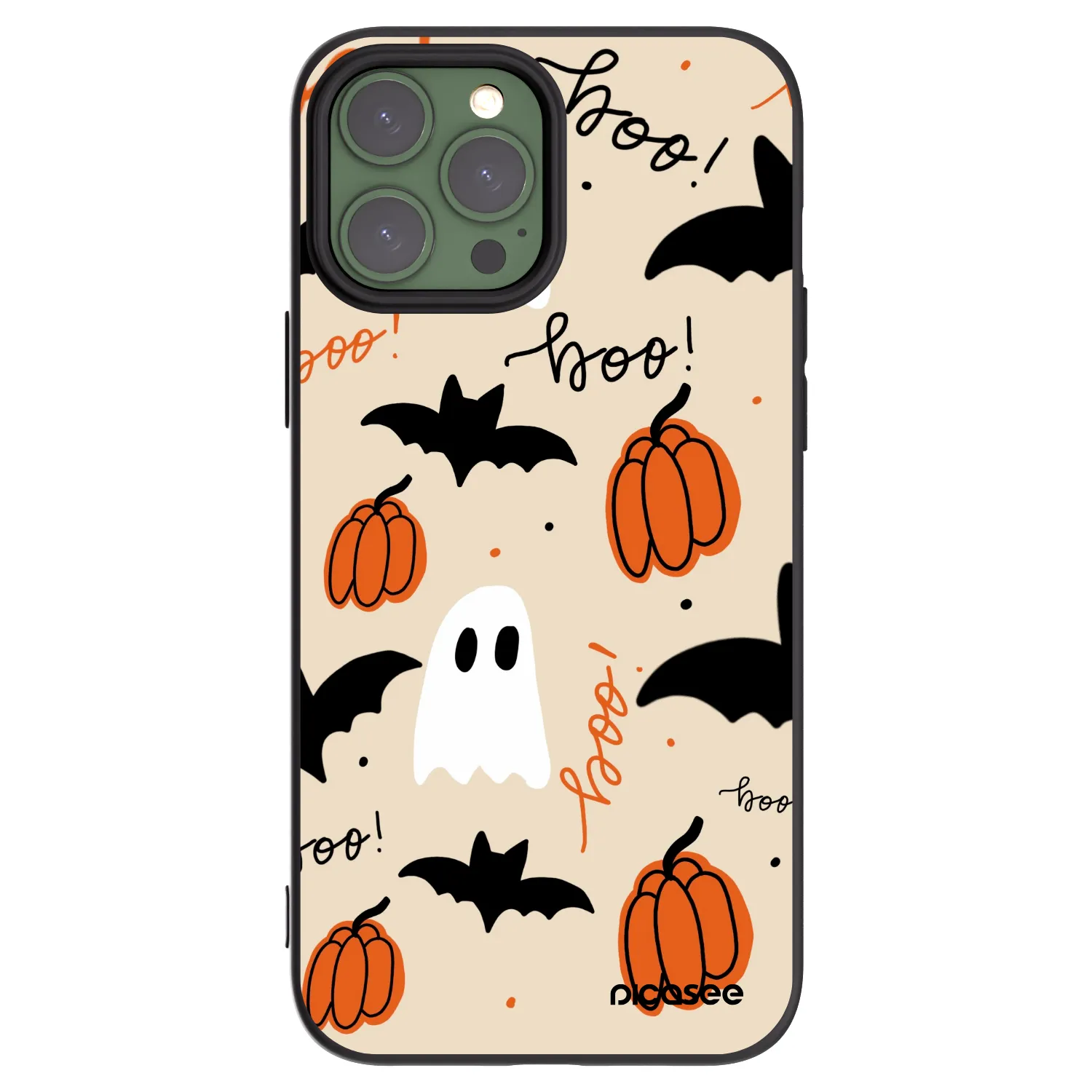 Picasee silikonski črni ovitek za Apple iPhone 13 Pro Max - Halloween 26