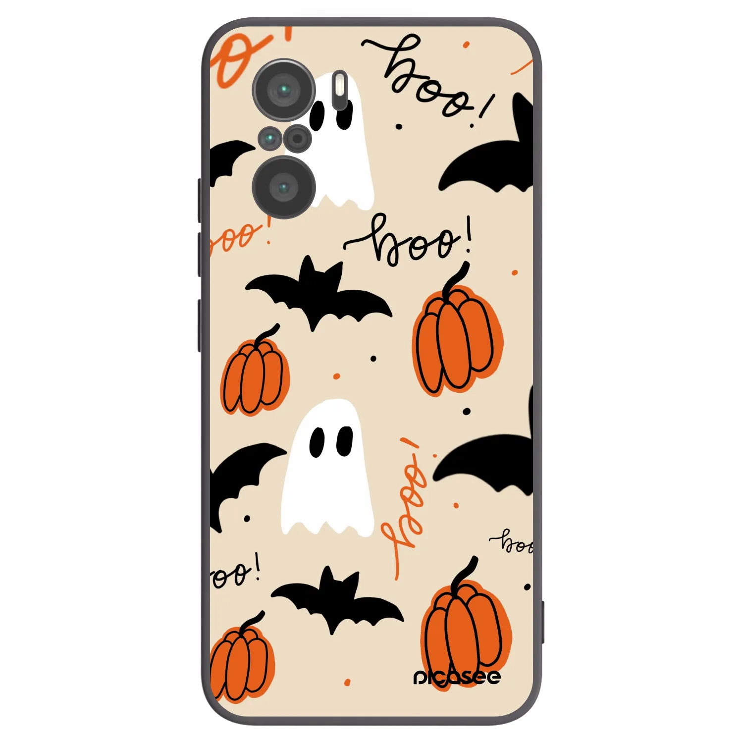 Picasee silikonski črni ovitek za Xiaomi Poco F3 - Halloween 26