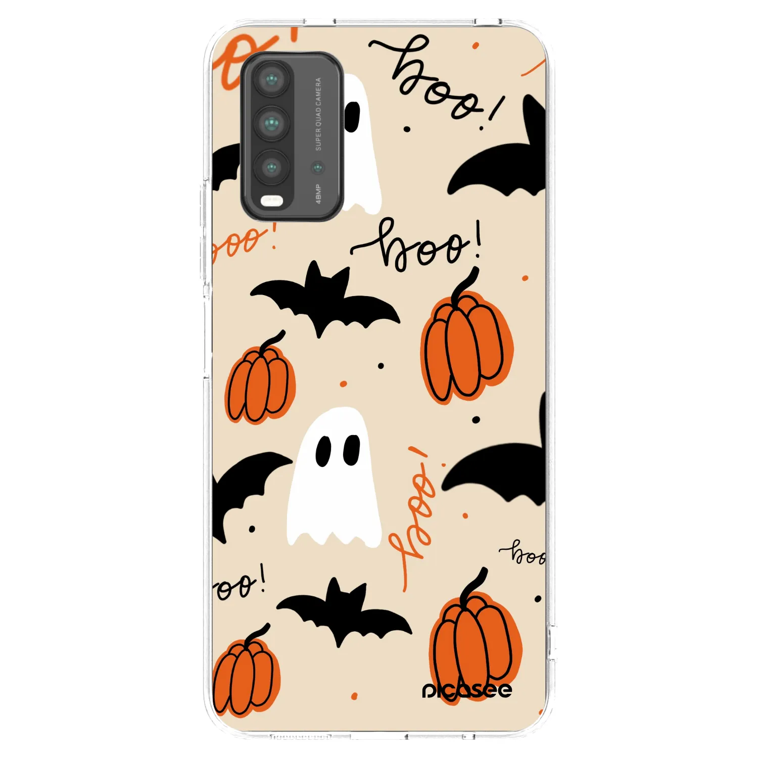 Picasee silikonski črni ovitek za Xiaomi Redmi 9T - Halloween 26