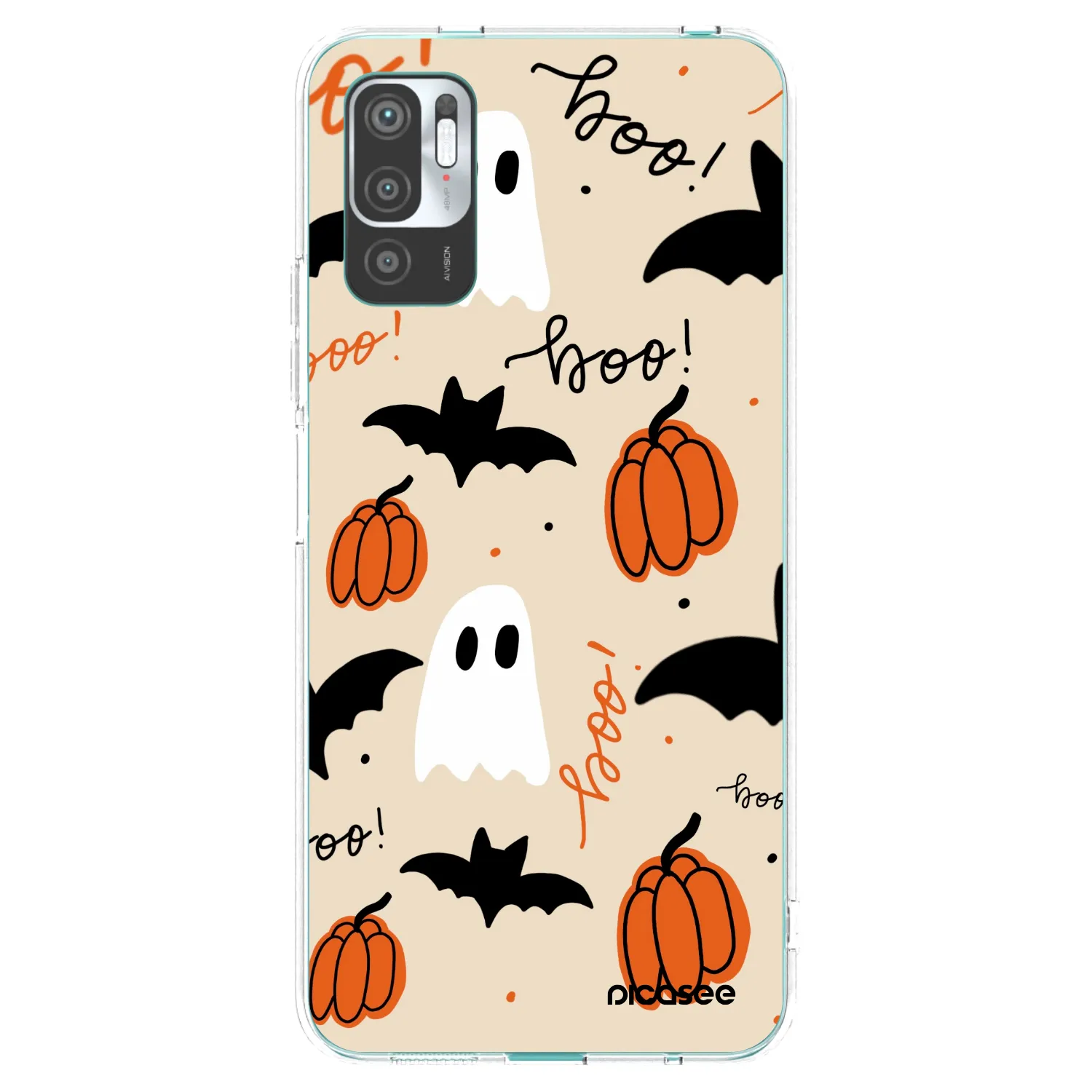 Picasee silikonski prozorni ovitek za Xiaomi Redmi Note 10 5G - Halloween 26