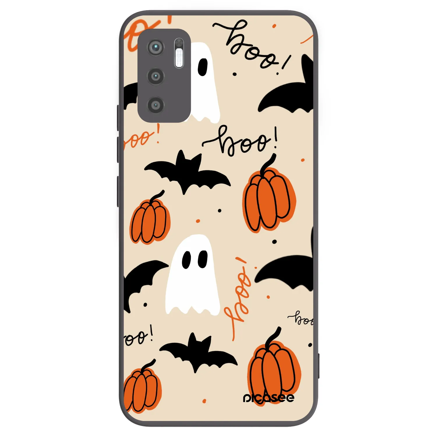 Picasee silikonski črni ovitek za Xiaomi Redmi Note 10 5G - Halloween 26