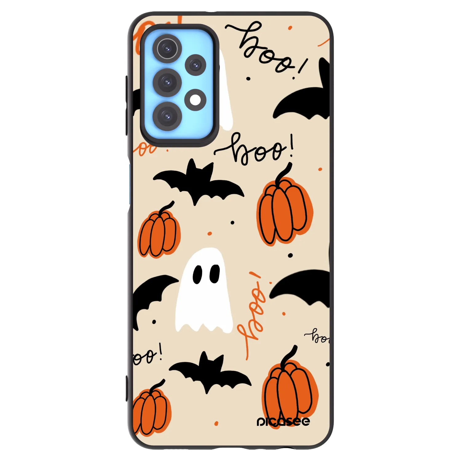Picasee silikonski črni ovitek za Samsung Galaxy A32 4G SM-A325F - Halloween 26