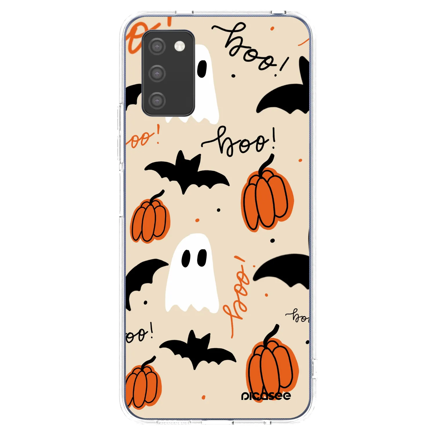 Picasee silikonski prozorni ovitek za Samsung Galaxy A02s A025G - Halloween 26