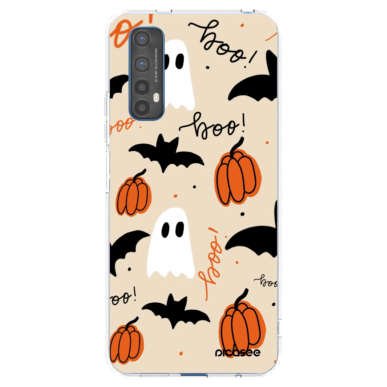 Picasee silikonski prozorni ovitek za Realme 7 - Halloween 26