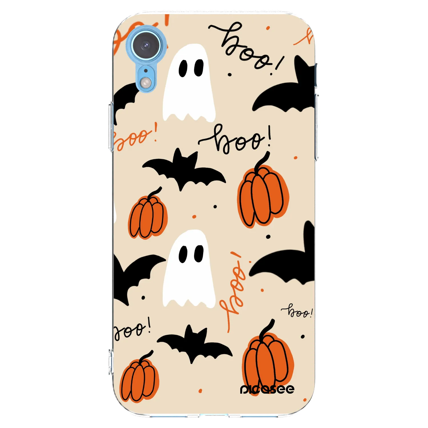 Picasee silikonski prozorni ovitek za Apple iPhone XR - Halloween 26