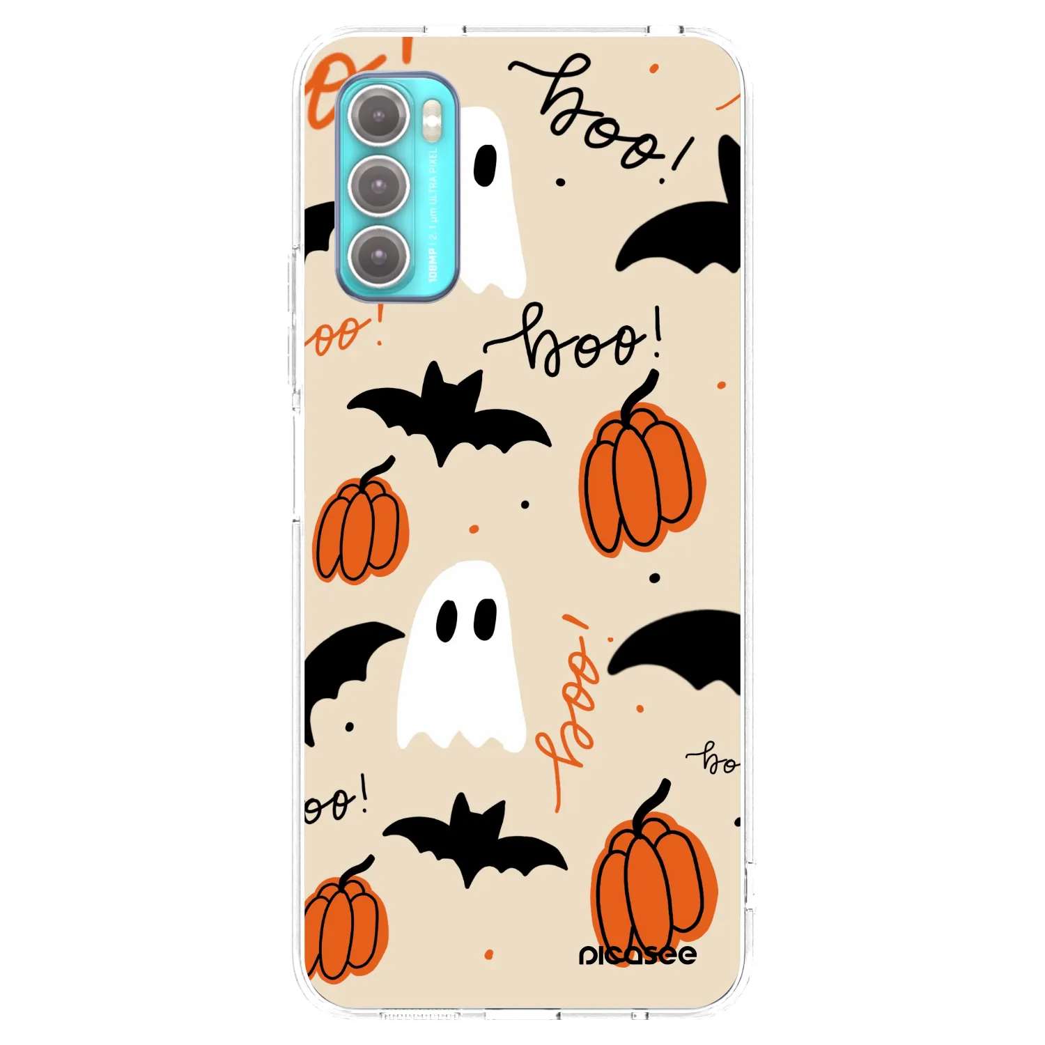 Picasee silikonski prozorni ovitek za Motorola Moto G60 - Halloween 26