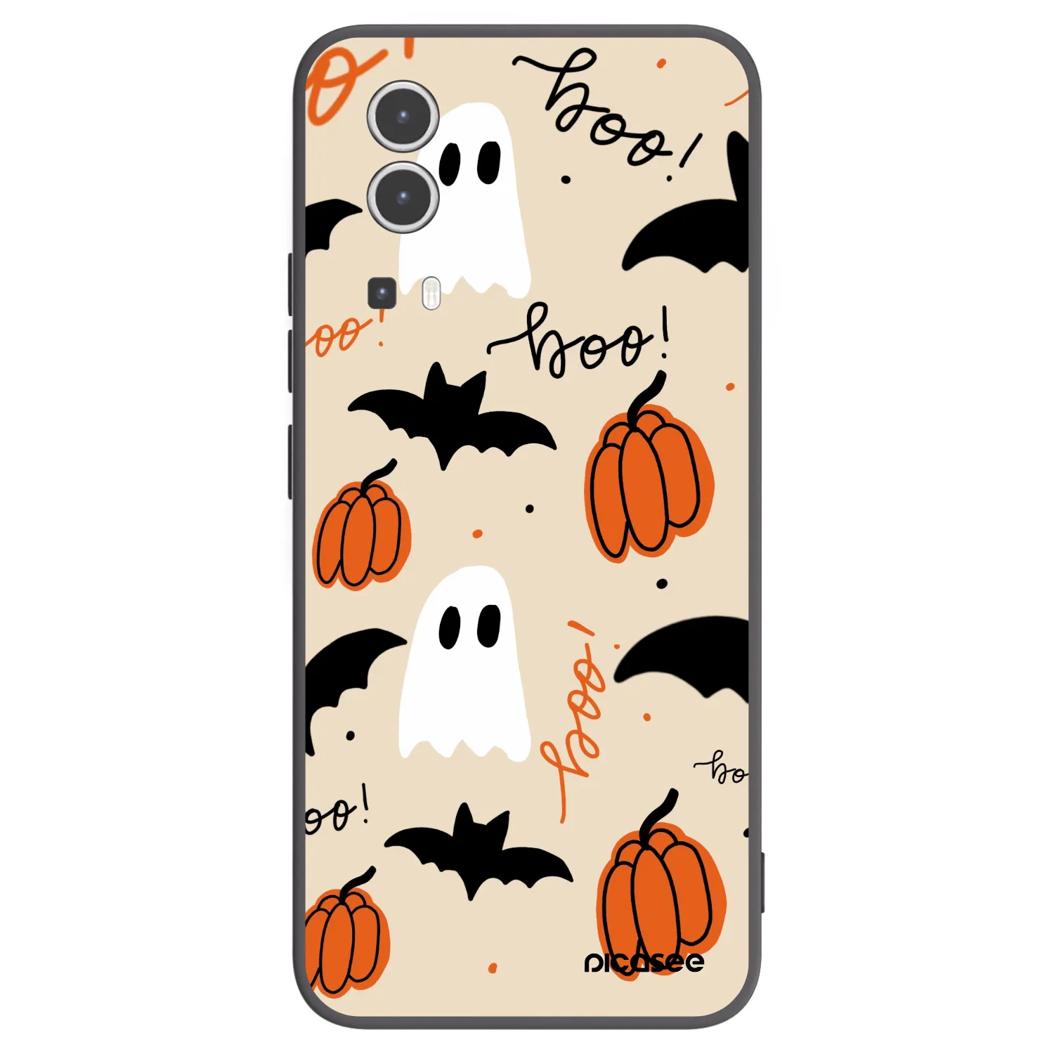 Picasee silikonski črni ovitek za Vivo Y72 5G - Halloween 26